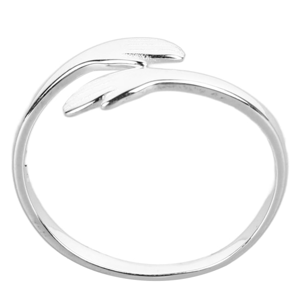 S925 Sterling Silver Kram Ring Hands Embrace Open Justerbar Kram Ring Par Älskar smycken