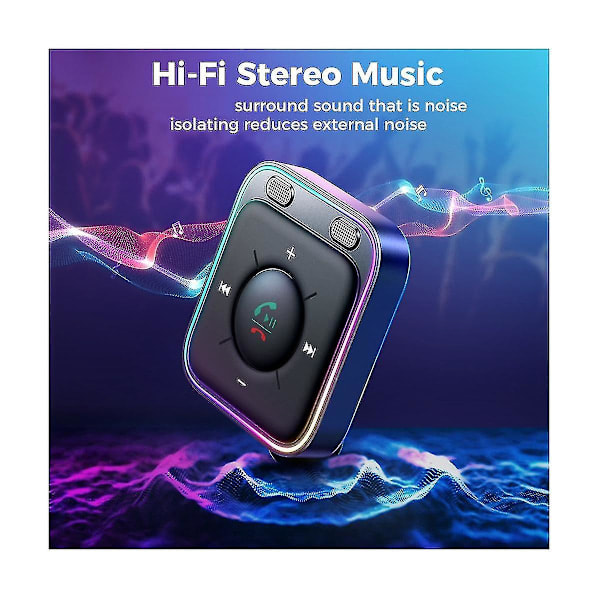 Bluetooth 5.3 Autoadapteri Parannetut Kaksoismikrofonit ENC Melunvaimennus 3,5 mm AUX Äänisovitin Bluetoo-yuhao[qb]