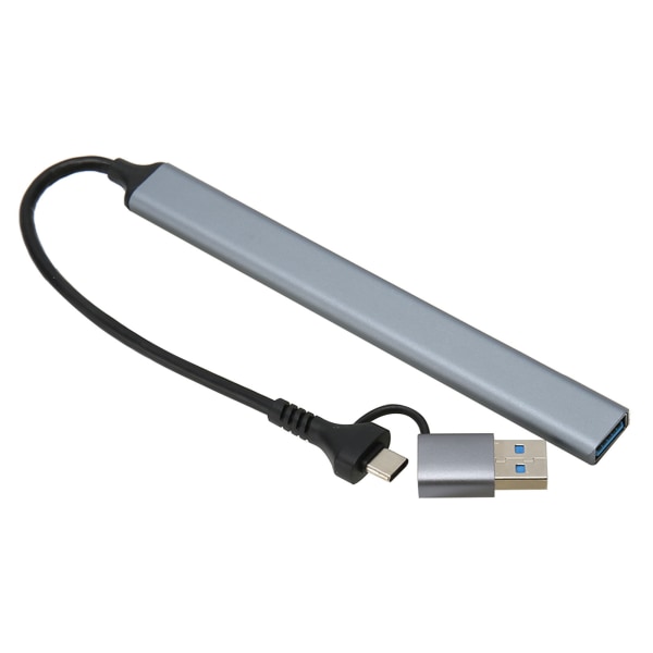 USB Type C -keskitin 1 USB 3.0 6 USB 2.0 -portit High Speed ​​Plug and Play -moniporttisovitin puhelimeen kannettavan tietokoneen hiirinäppäimistö