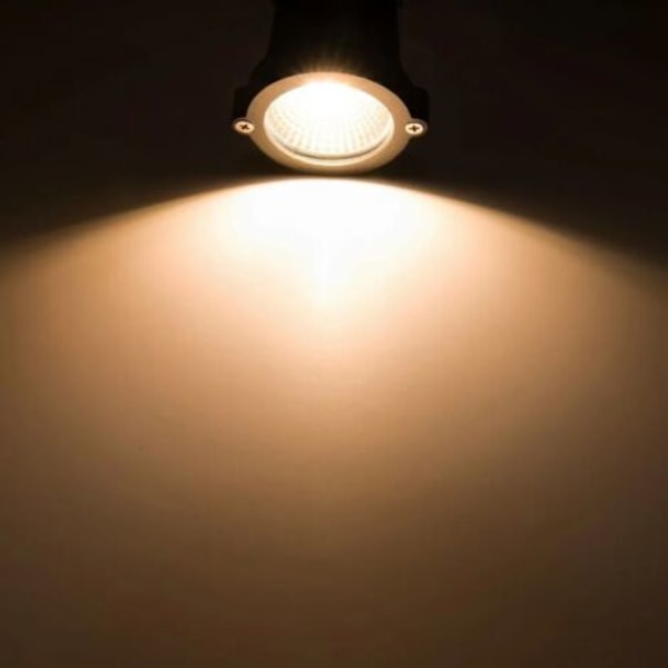4 kpl LED Cob 5W 220V kohdevalaisimia, säädettävät puutarhavalot piikillä, ulkovalaisimet puutarhaan ja terassille (lämmin valkoinen).pa