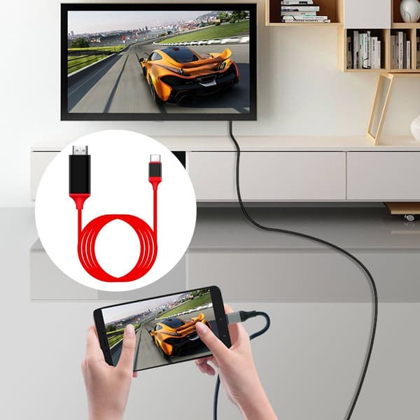 Typ-C till HDMI-adapterkabel 30HZ