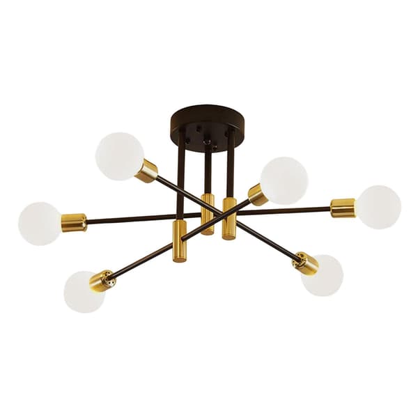 Moderne Sputnik lysekrone taklampe for stue 6 Lights