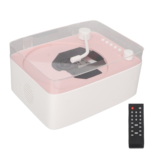 Bluetooth CD-spiller HiFi-lydhøyttaler støtter AUX USB CD-musikkspiller med fjernkontroll støvdeksel for hjemmebarn