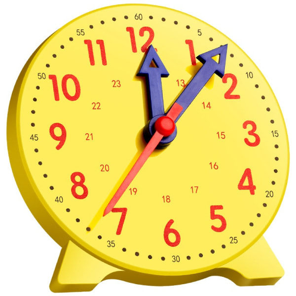 Learn the Clock, Learn to Tell Time with Gear Clock, Plastic
