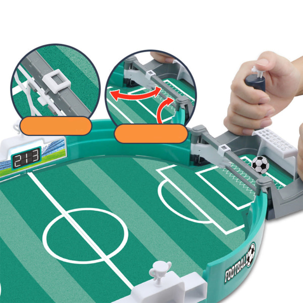 Pöytäjalkapallopeli, lelukäsien keskittymistä parantava interaktiivinen miniurheilulautapeli lapsille