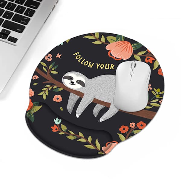 Musematte med ergonomisk håndleddsstøtte Flerfarget