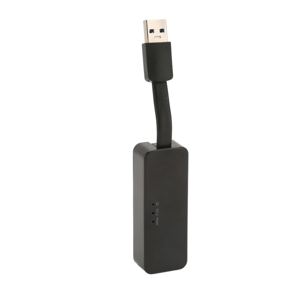 USB till RJ45 Adapter 2500M Plug and Play Bärbar Wide Compatible USB till Ethernet Adapter för Laptop Tablet USB3.0 Svart