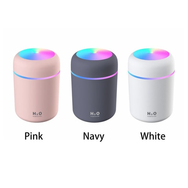 Essential Diffuser Air Aromatherapy LED Aroma pinkki pink