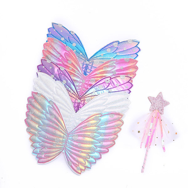 Butterfly Wings Dress Up Accessoarer Cos Kostym Accessoarer Pink