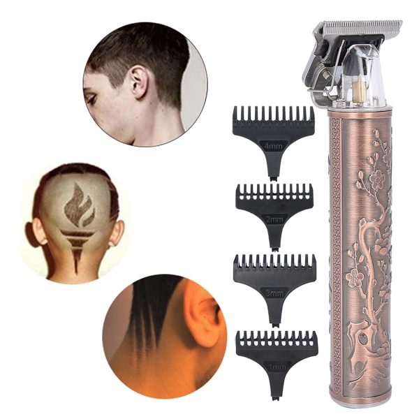 Hårklipper Elektrisk hårtrimmer Trådløs Profesjonelt hårklippeverktøy for Salon Home