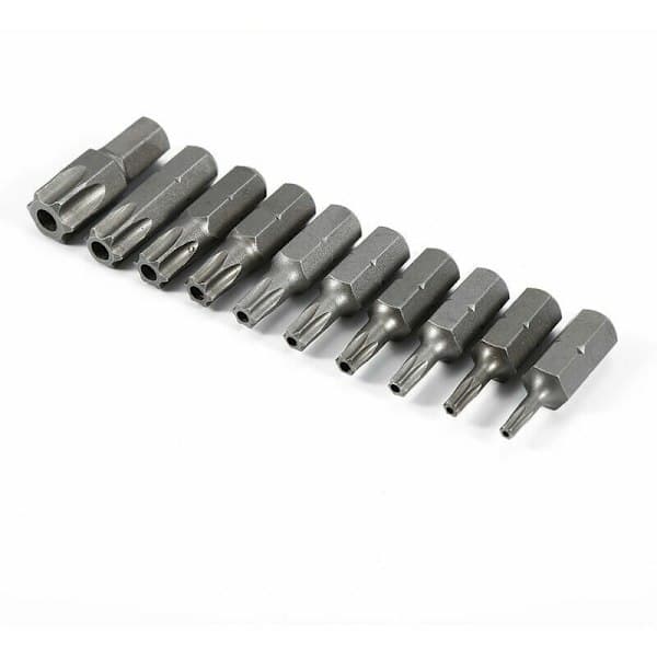 34 stk. Torx Topnøgler Torx Topnøgler