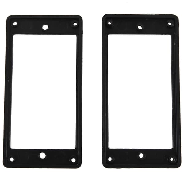 4 stk. Flat Humbucker Pickup Monteringsring Ramme ABS for Elektrisk Gitar.pa