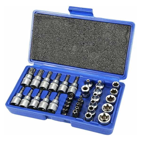 34 kpl Torx-hylsyavaimia