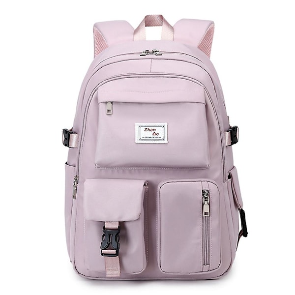 Ryggsäck för studenter Reseryggsäck för män och kvinnor Light Purple