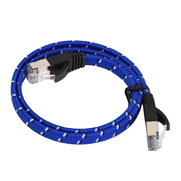 CAT7 RJ45 10Gbps Patch Skjermet LAN Nettverkskabel Flat Ethernet Kabel 0.5m