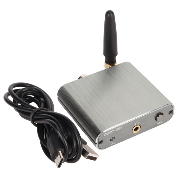 Bluetooth 5.2 lydmottaker koaksial optisk AUX lydadapter Tapsfri HiFi trådløs musikkmottaker