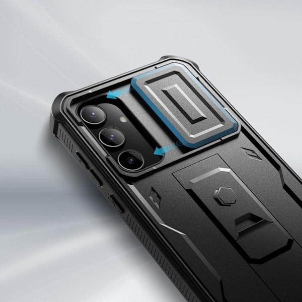 Tech-Protect Galaxy A55 5G Mobilcover Kevlar Cam Plus - Sort 100