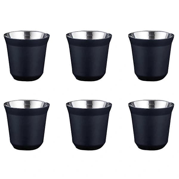 80 ml dobbeltvegg isolert espressokopp i rustfritt stål, A