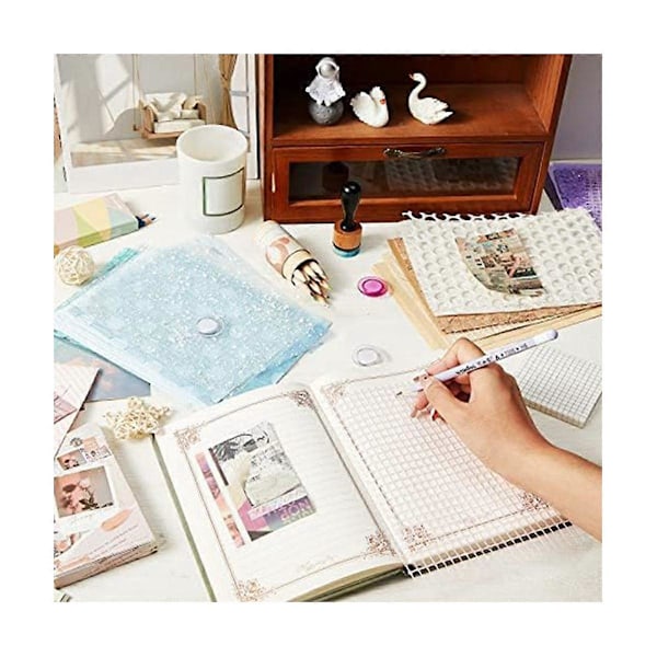 60 ark Scrapbooking-papper A5 Papper Scrapbooking-papper Präglat papper för Scrapbooking Journalföring.pa