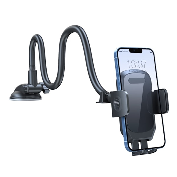 Mobilholder for bil med sugekopp, telefonholder for bilens dashbord, frontrute, luftventil, handsfree, universell mobilholder