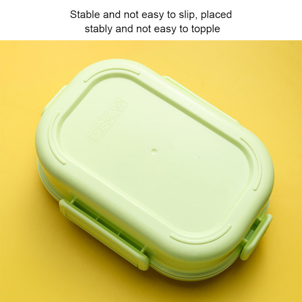 Mångsidig Termisk Matlåda i Rostfritt Stål - Perfekt för Alla Tillfällen Bento green