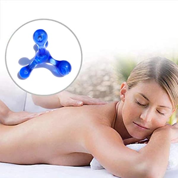 Handhållet massageverktyg för skonsam tryckpunktsmassage
