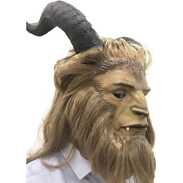Paris_Best Mask Bedste Cosplay Maske med Paryk til Voksne 53-63CM
