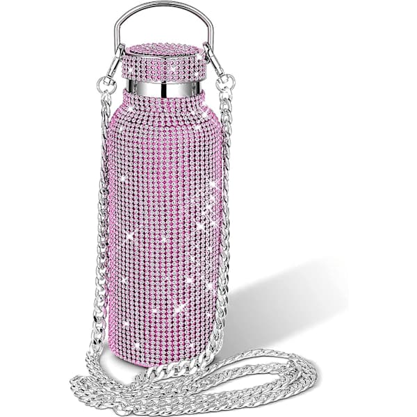 Diamant vannflaske Bling Rhinestone rustfritt stål 600ml