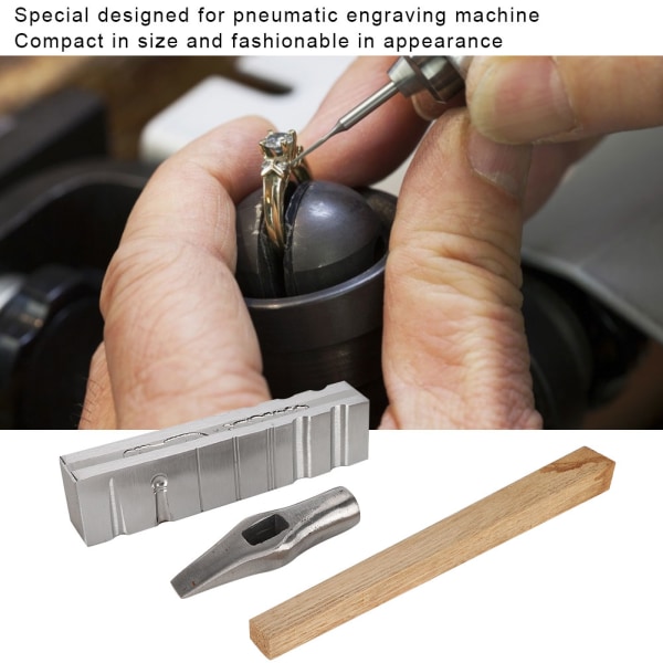 Professionellt ringarmband kanalarmband Groove DIY smyckeframställningsverktyg med hammare