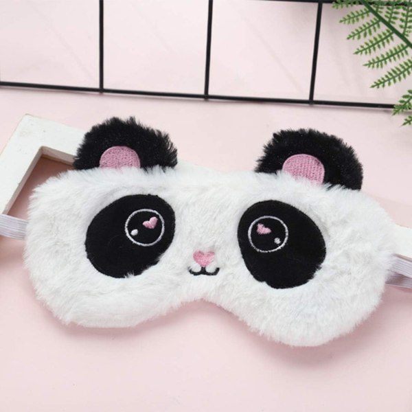 Panda Sleep Mask Sleeping Mask Ögonmask för Sleeping Silk Eye Cover