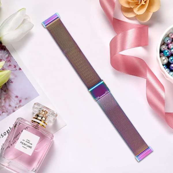 Fitbit Versa 3 armbånd i svart rustfritt stål
