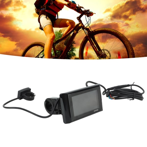 Elcykel Cykel SW900 LCD-skärm Elektrisk skoter SW900 LCD-skärm Mätare Kontrollpanel