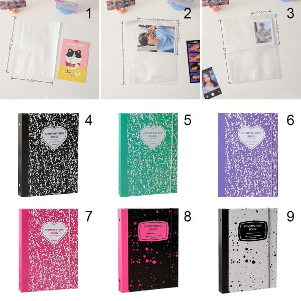 Photo Card Book Cover Collect Books 1PC-7 1PC-7 1Pc-7