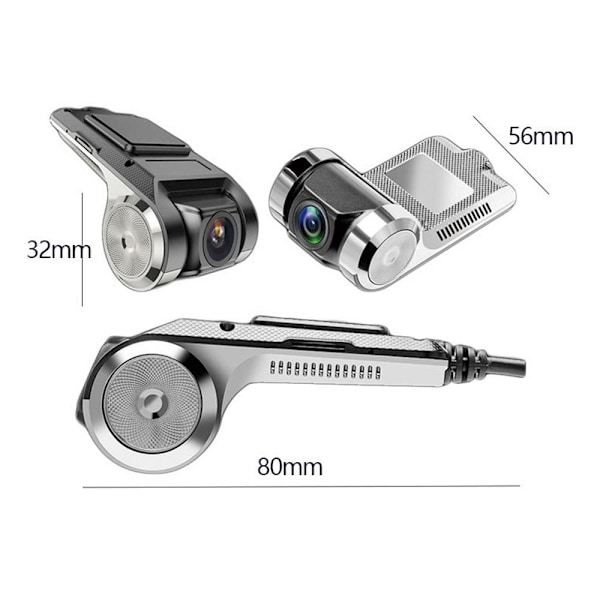 Dash Cam Bilkamera 1080P 1080P