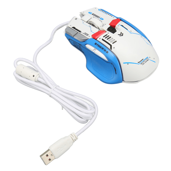 Kablet mekanisk mus Makroprogrammering RGB Light Mouse 12800 DPI Gaming Mouse til Windows 7 8 10 til IOS