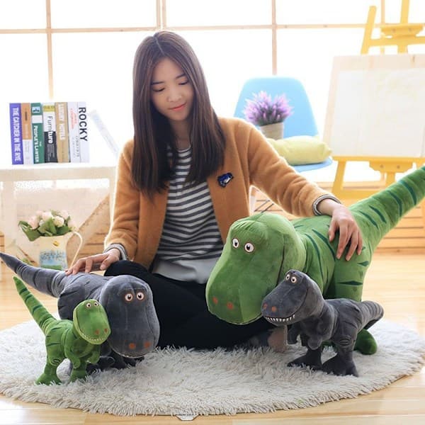 Dinosaurie Kosedyr Kosedyr GRÅ Grå