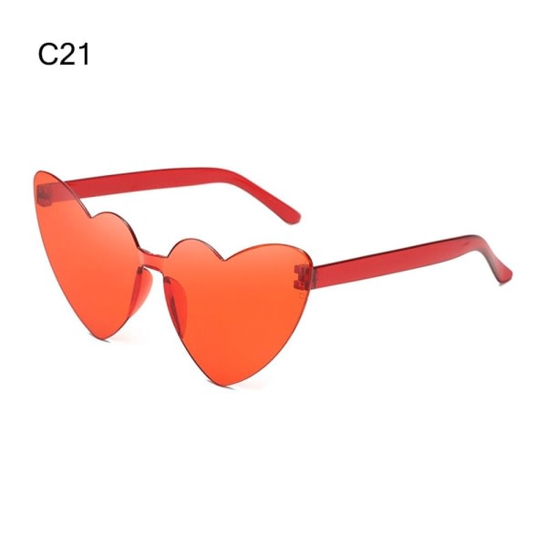 Hjerteformede solbriller Hjertesolbriller C21 C21 C21 C21
