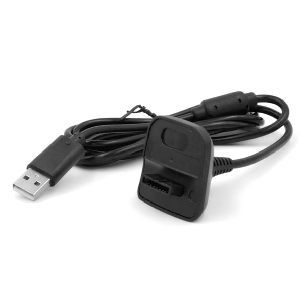 Laddningskabel för Xbox 360 PVC Plug and Play USB -laddarkabel med magnetring för Xbox 360 4,9 fot