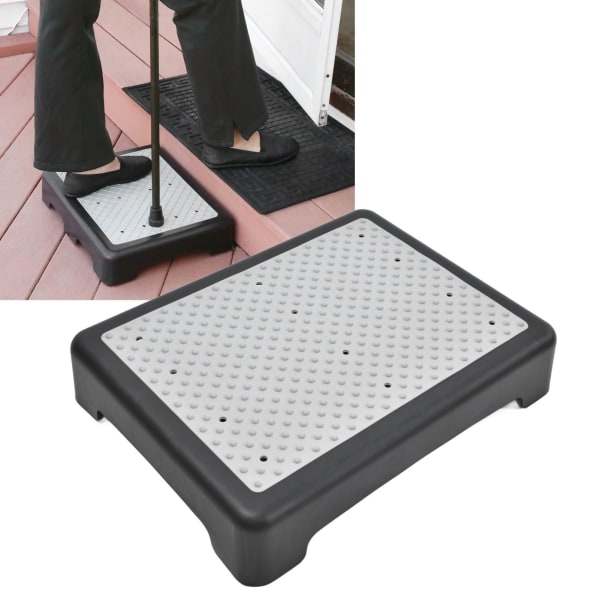 Anti-slip stegplattform Stapelbar utomhus halvstegsstege Mobility Step pall för äldre Stor storlek