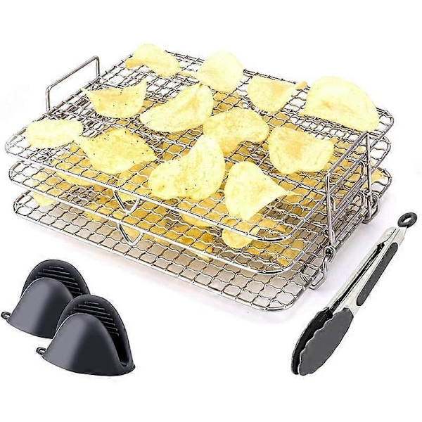 Ställ för Ninja Foodi Grill XL, Flerlagers Dehydratorställ Rostat Brödställ Tillbehör.pa