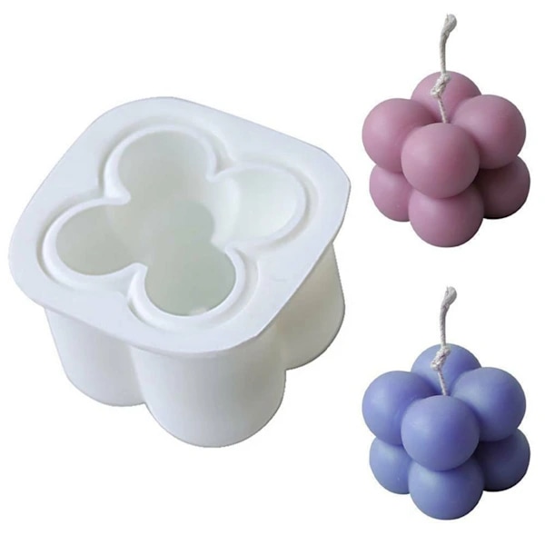 Mini Rubiks kube Duftlys Silikonform