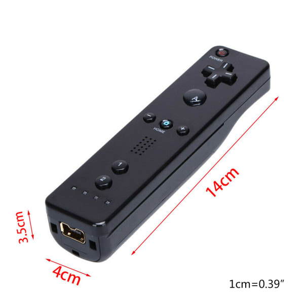 Trådlös ersättningsfjärrkontroll för Wii för Wii U för Wiimote