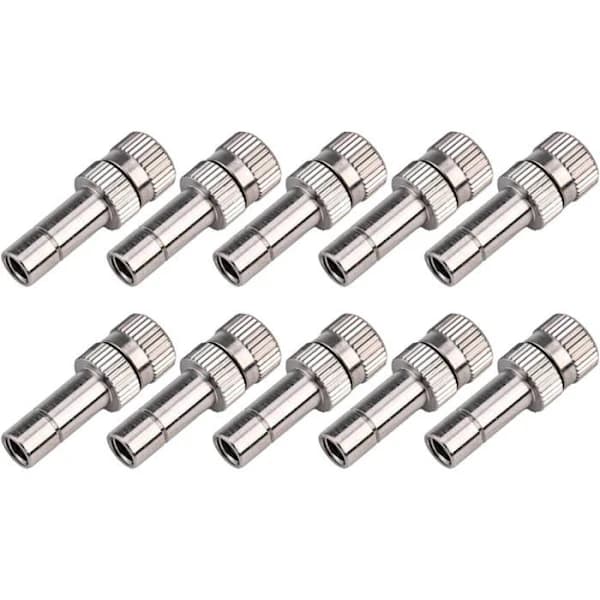 10 st 6 mm snabbkoppling trädgårdsdimmunstycken - 0,6 mm