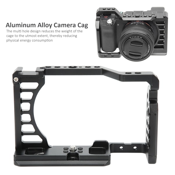 Kamerabur i aluminiumlegering för videoinspelning, förlängningsfäste för Sony A7C-kamera