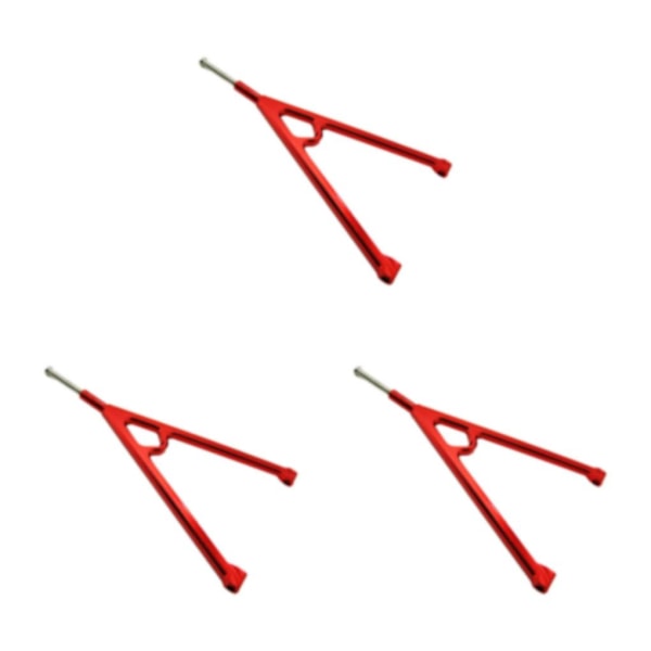 1/2/3/5 Framre Trigonstödstång för AXIAL SCX10 Framre Trigon Röd red 3Set