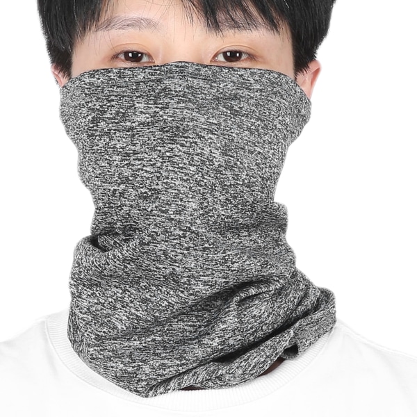 Multifunktionelt åndbart ansigtstørklæde Elastisk blødt vaskbart pandebånd Armbånd Hårbånd (grå)
