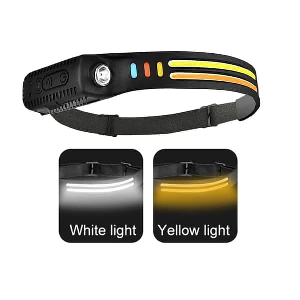 LED Hodelykt med Refleks - 2x / Frontlykt - 350 LM