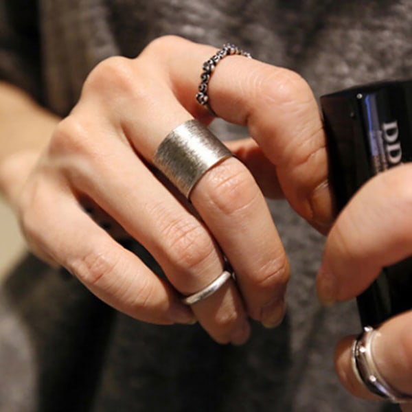 3 stk / sett Vintage fingerringer motesmykker for kvinner og jenter