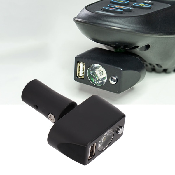 Sähköinen pyörätuolin valo 3-nastainen XLR-pää USB lataus Säädettävä kulma LED- power pyörätuolin valonohjain