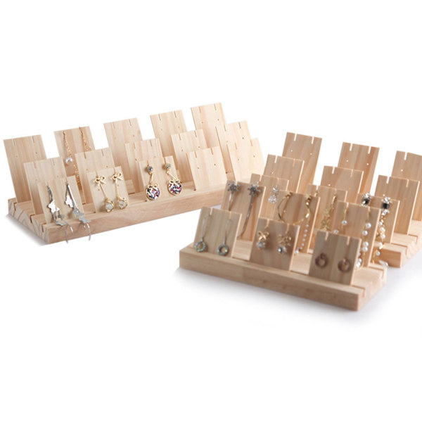 1/2/3 Örhänge Display Stativ Stor Kapacitet för Retail Display Stor 2-fack 22cm Large 2 slot 22cm 1Set